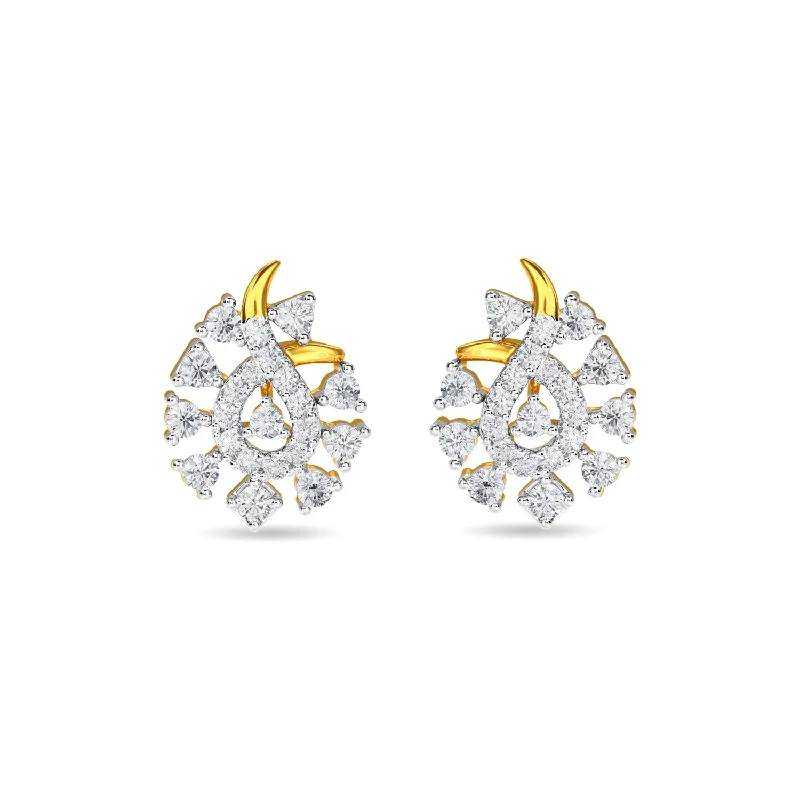 luxury statement earrings -Eloraina Earring