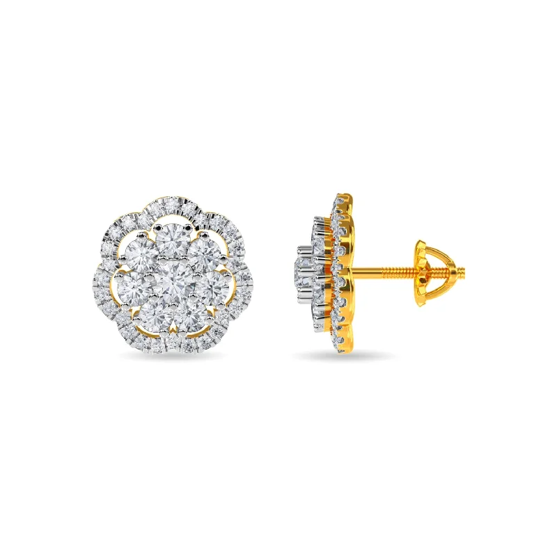 elegant diamond earrings -Fayice Earring