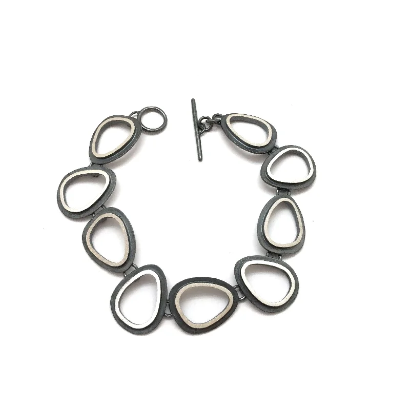 chic women’s bracelets -Open Ovals Bracelet