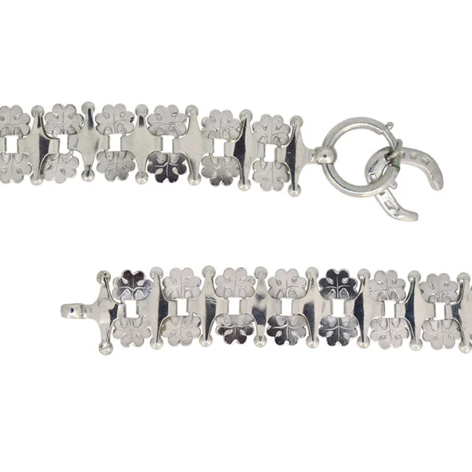 women’s diamond tennis bracelets -Silver Bracelet