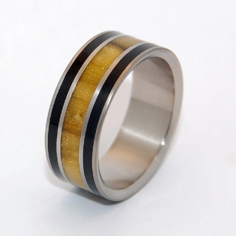 silver rings for women -Our Summit | Men's Tiger Eye Stone, Onyx Stone & Titanium Wedding Ring