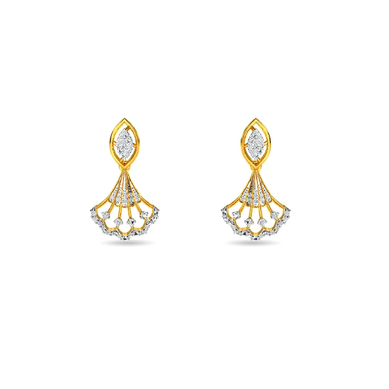 geometric earrings for women -Evanna Earring