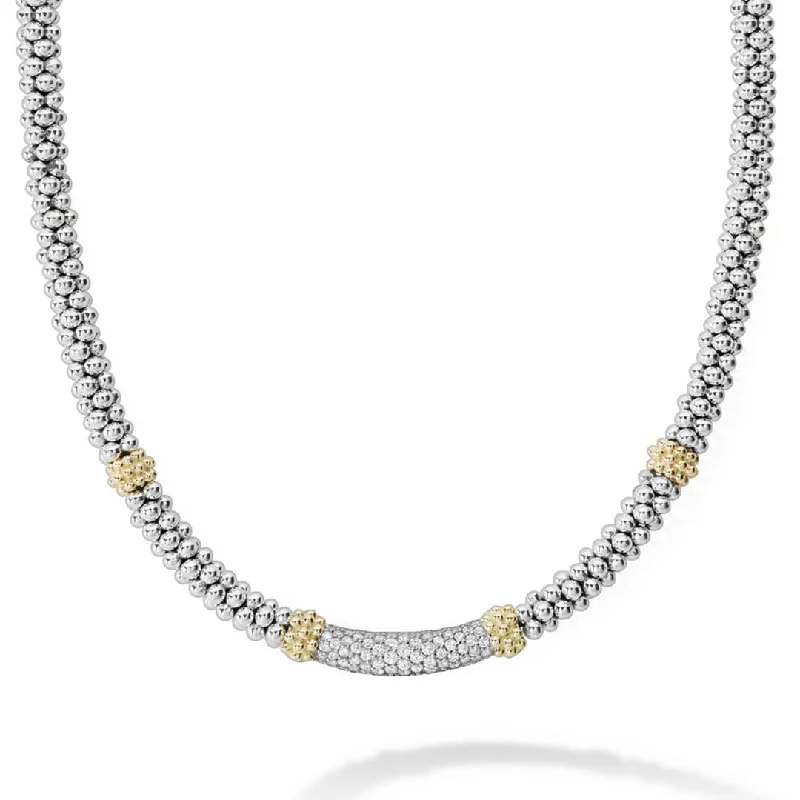 art deco necklaces for women -Caviar Lux Caviar Diamond Necklace | 5mm