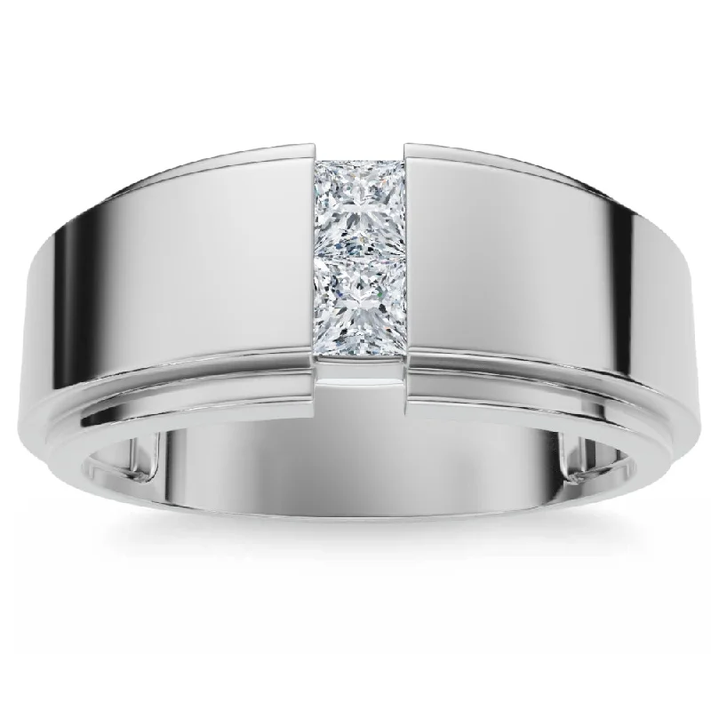 14k white gold