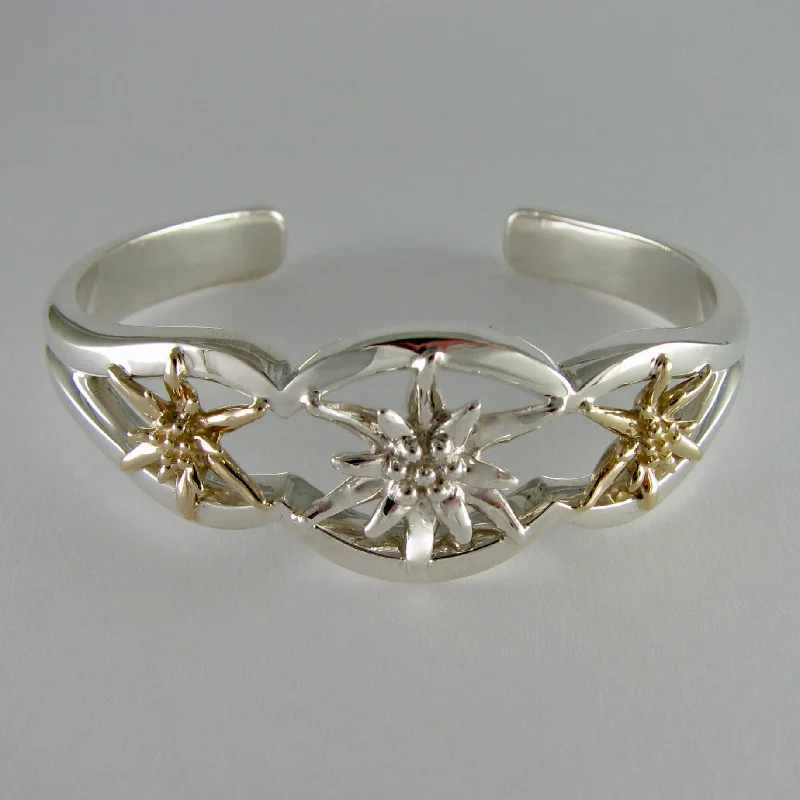 chic bangle bracelets -Edelweiss Cuff Bracelet