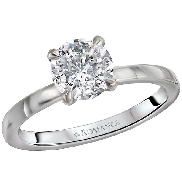 stackable wedding rings with engagement ring -Diamond Semi-Mount Engagement Ring