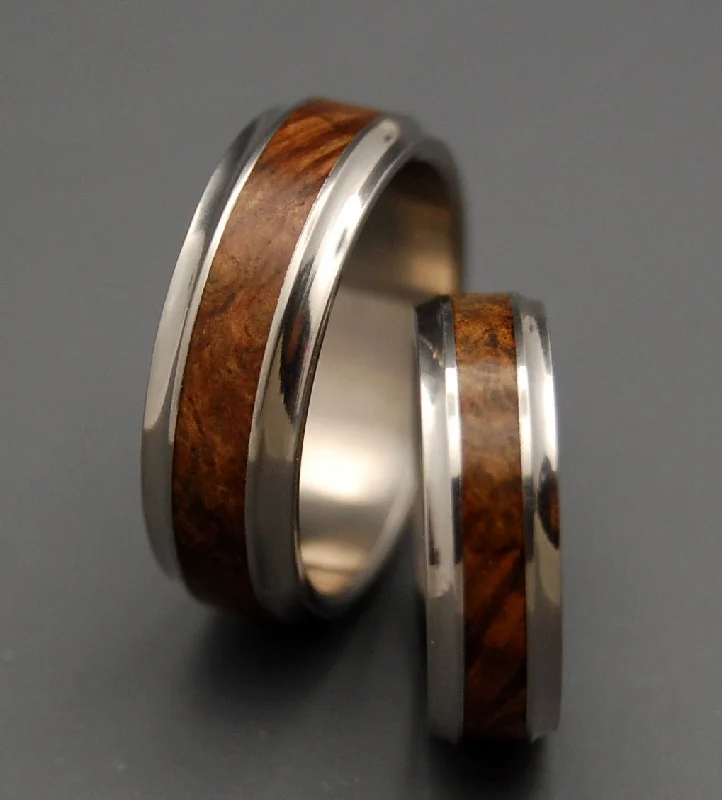 rings for special occasions -Windham | Wooden Wedding Ring Set