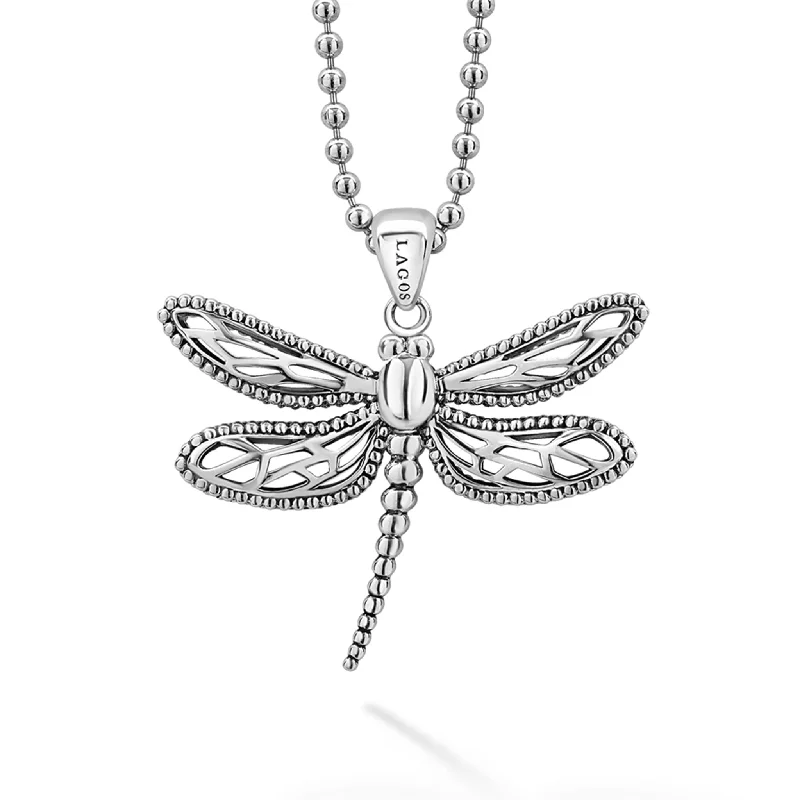 affordable gold necklaces for women -Rare Wonders Dragonfly Pendant Necklace