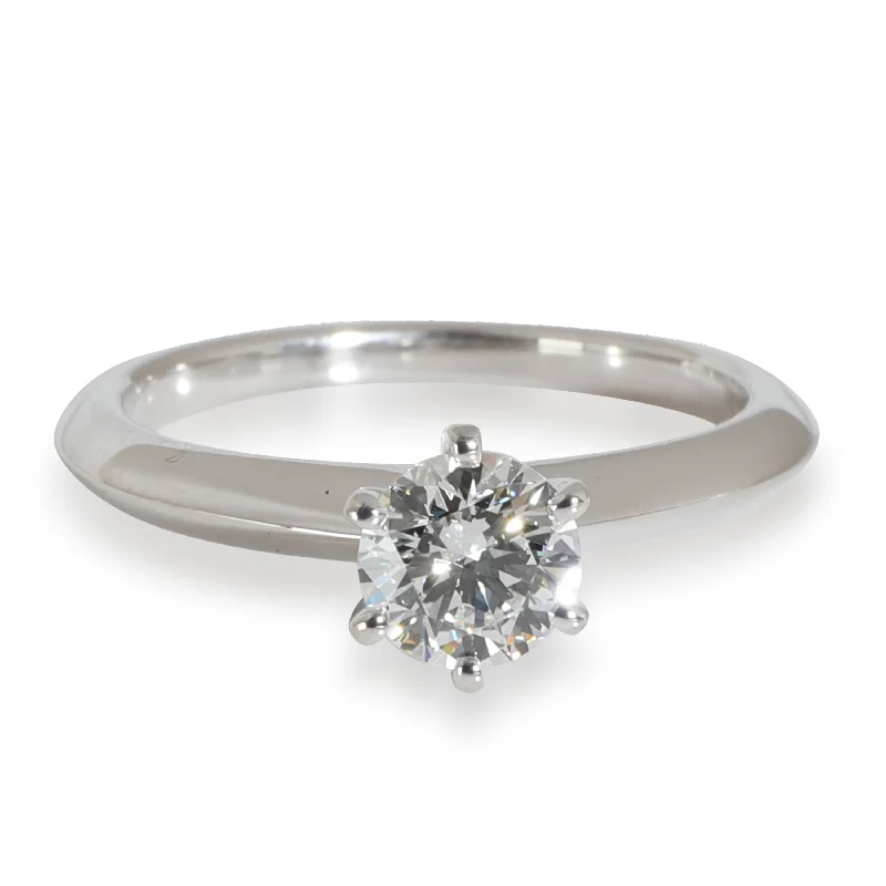 stunning engagement rings -Tiffany & Co. Solitaire Engagement Ring in  Platinum F VVS2 0.53 CTW