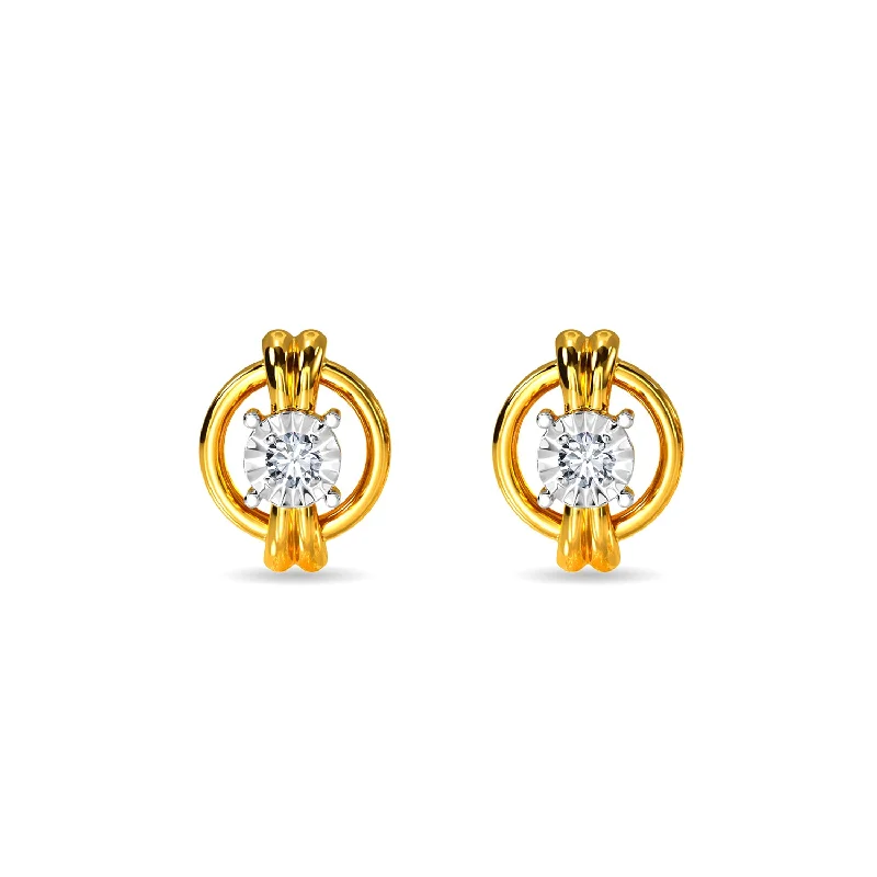 cubic zirconia earrings -Haily Earring