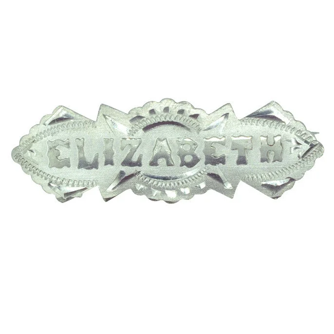 women bangles -Elizabeth Name Brooch