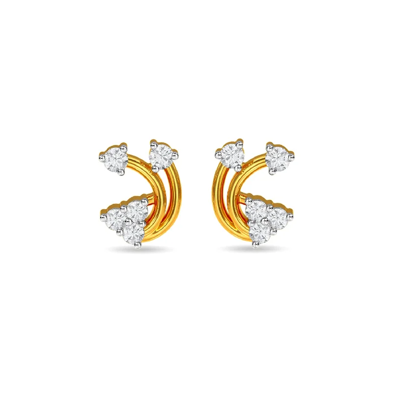 crystal earrings for women -Dallyn Earring