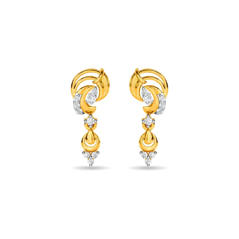 trendy stud earrings -Marey Earring