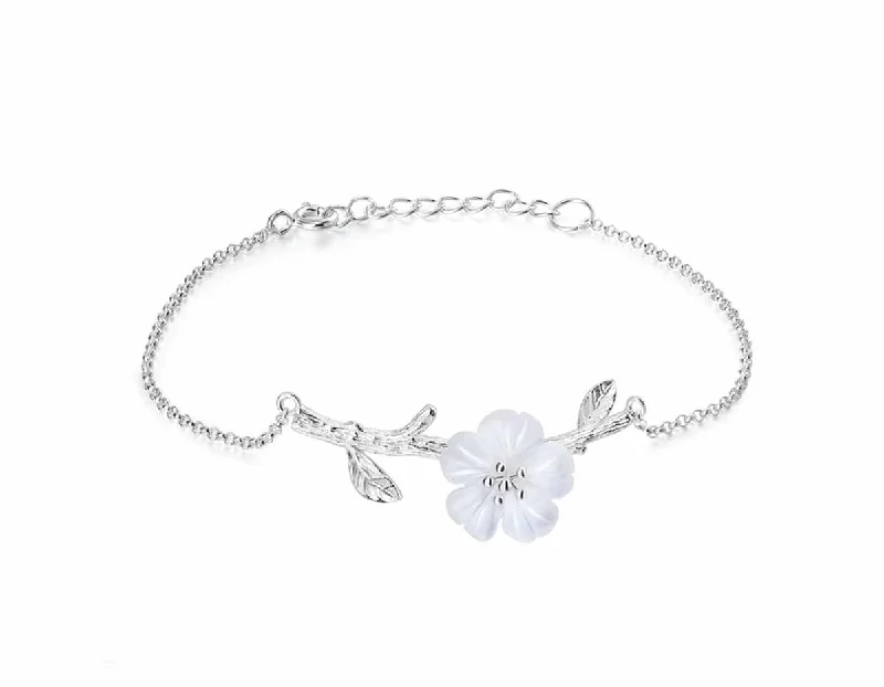 anniversary bangle bracelets -Flower in the Rain Bracelet