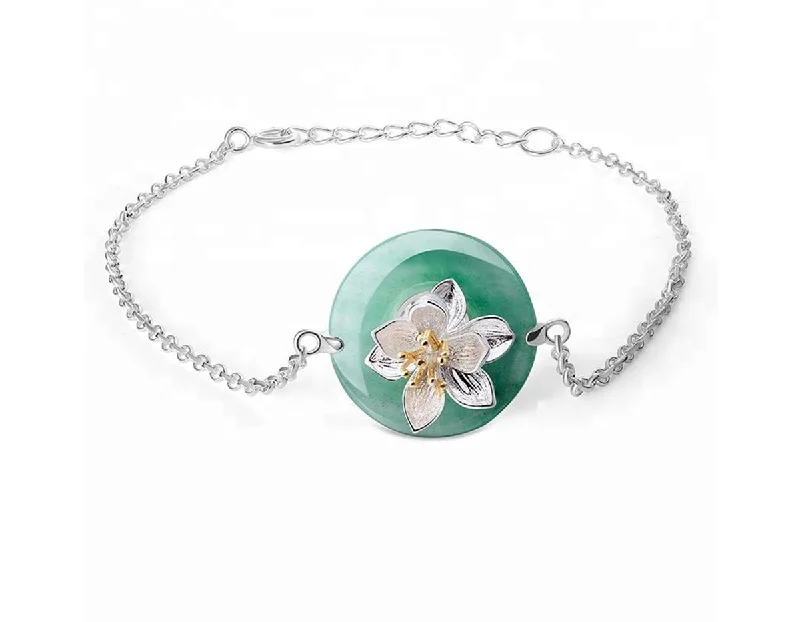 crystal bangles for women -Lotus Whispers Bracelet