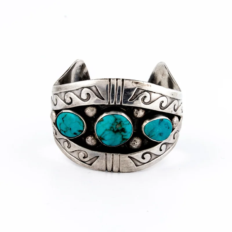 unique charm bangles -Vintage Tribal Cuff