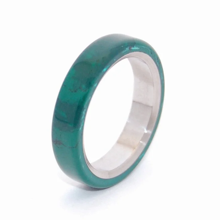 unique wedding rings -All I Want Is You And Jade | Men's Jade & Titanium Wedding Ring