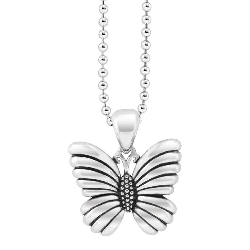 luxury designer necklaces -Rare Wonders Butterfly Pendant Necklace