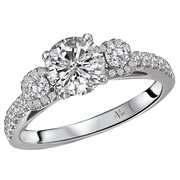 women engagement rings -Classic Semi-Mount Diamond Ring