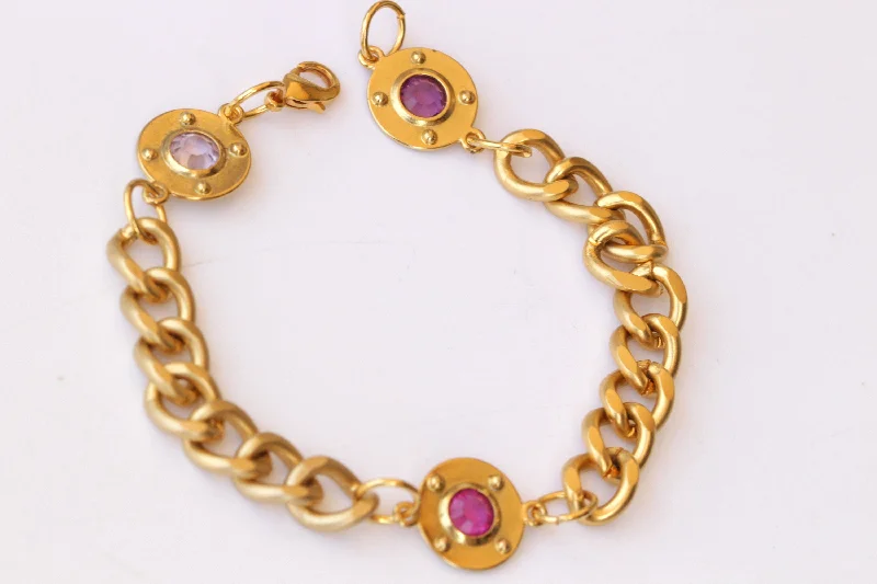 tennis bracelets for women -Gold Chain Bracelet