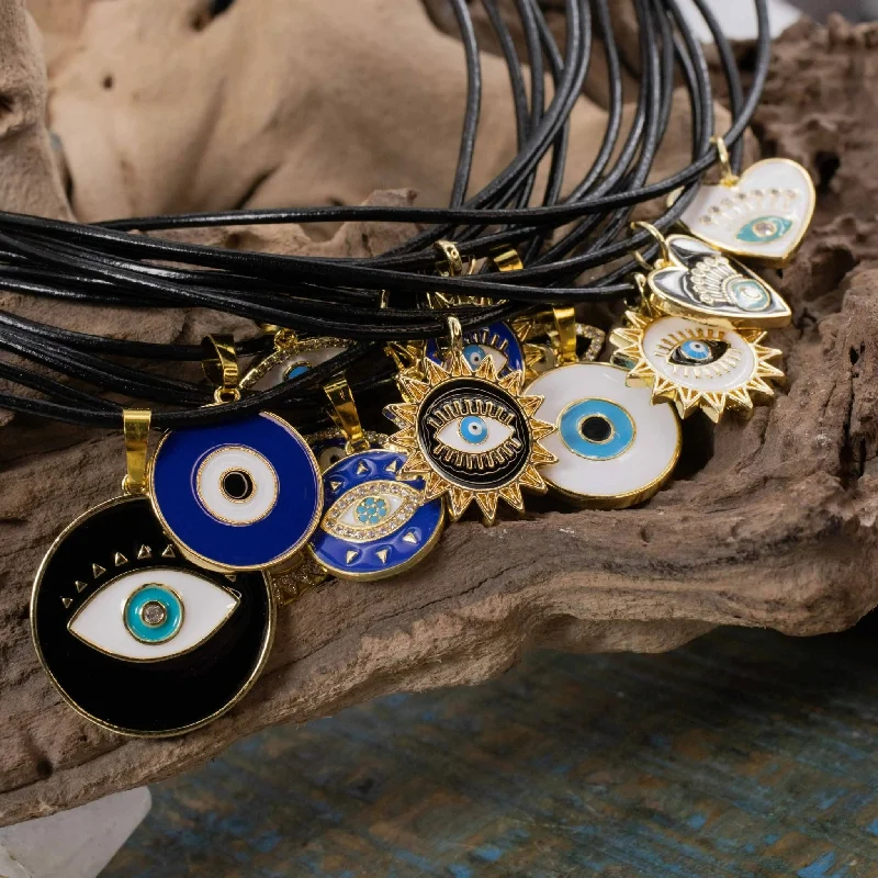 fashion jewelry necklaces -Evil Eye Necklace Collection