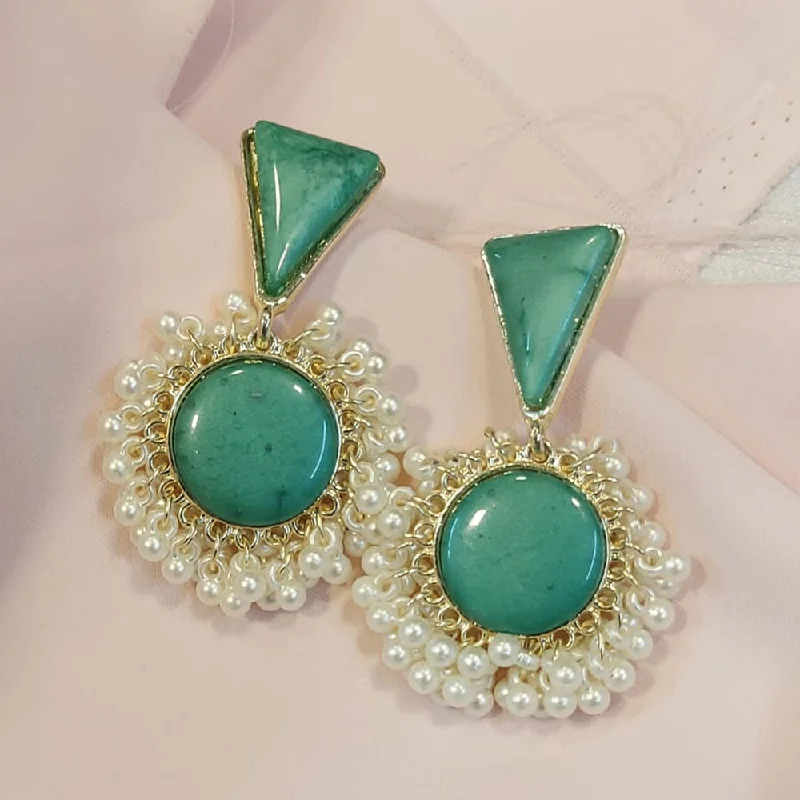 unique hoop earrings -Raddhi Jewels Lastest Fashion Pearl Drop Dangle Earrings For Women