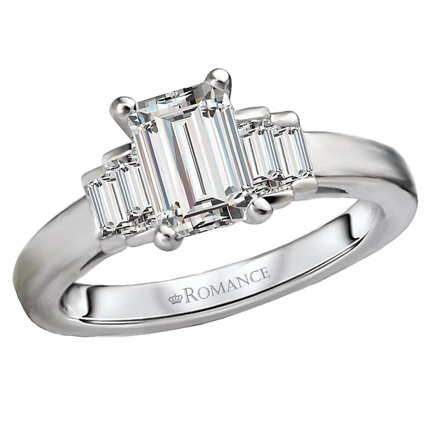 women engagement rings -Classic Semi-Mount Diamond Ring