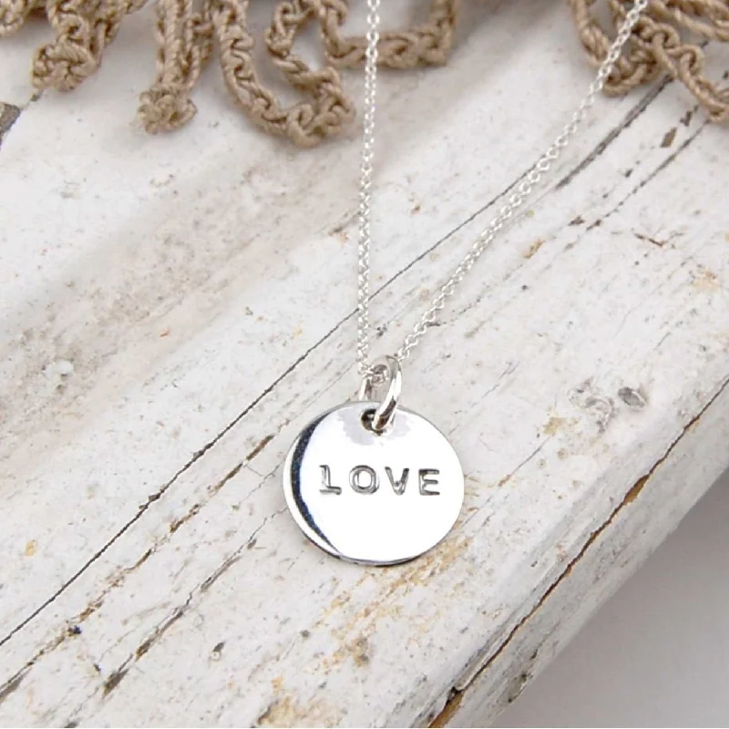 affordable necklaces for women -'love coin' necklace | 925 silver