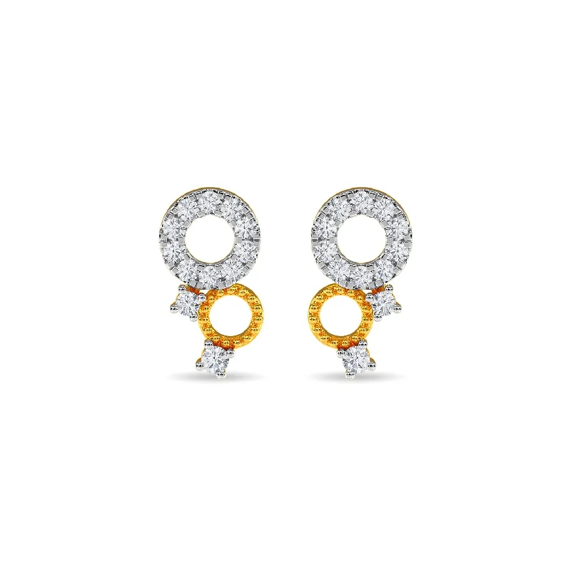 classic stud earrings -Laiba Earring