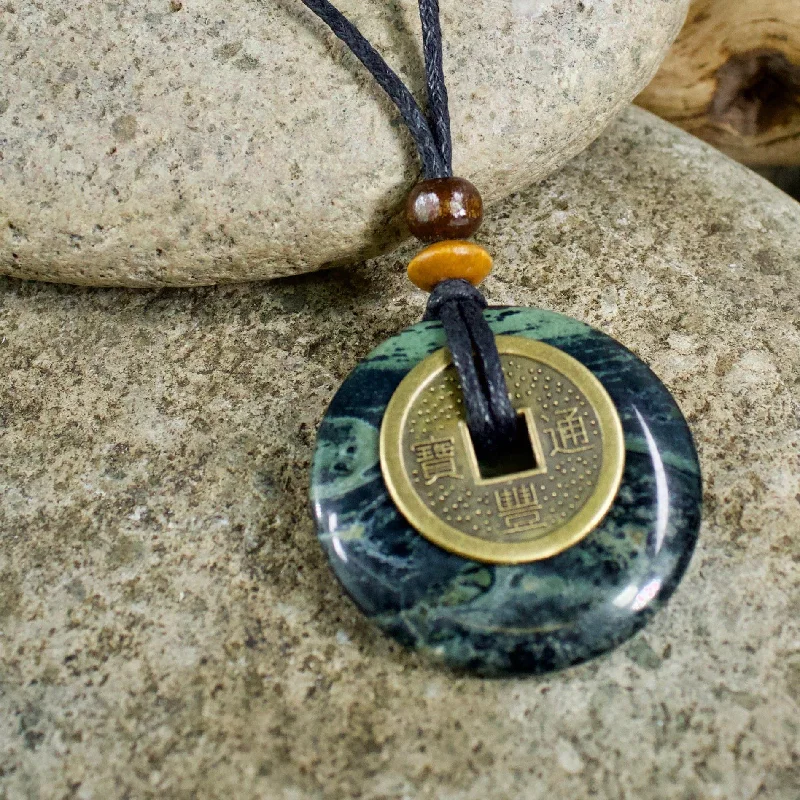 women necklace -Positive Change Sacred Earth Amulet