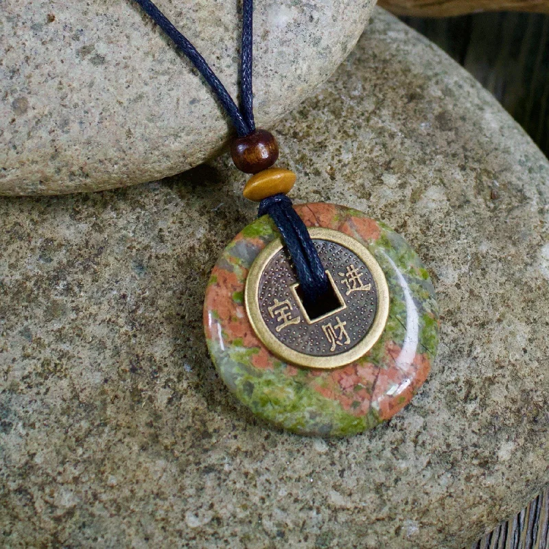 retro necklaces for women -Inner Voice Sacred Earth Amulet