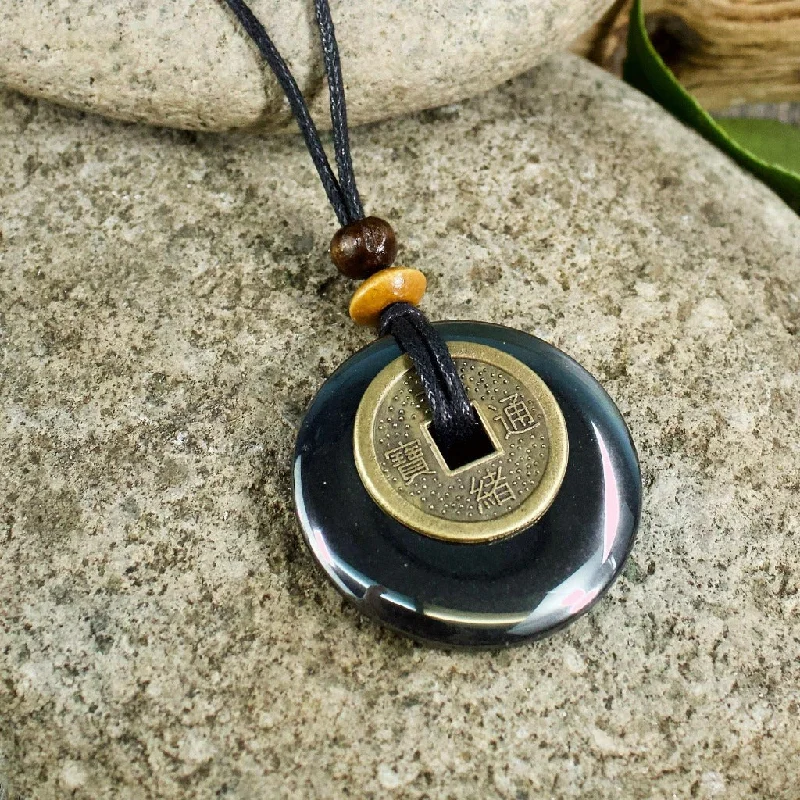 chunky necklaces for women -Balance Sacred Earth Amulet