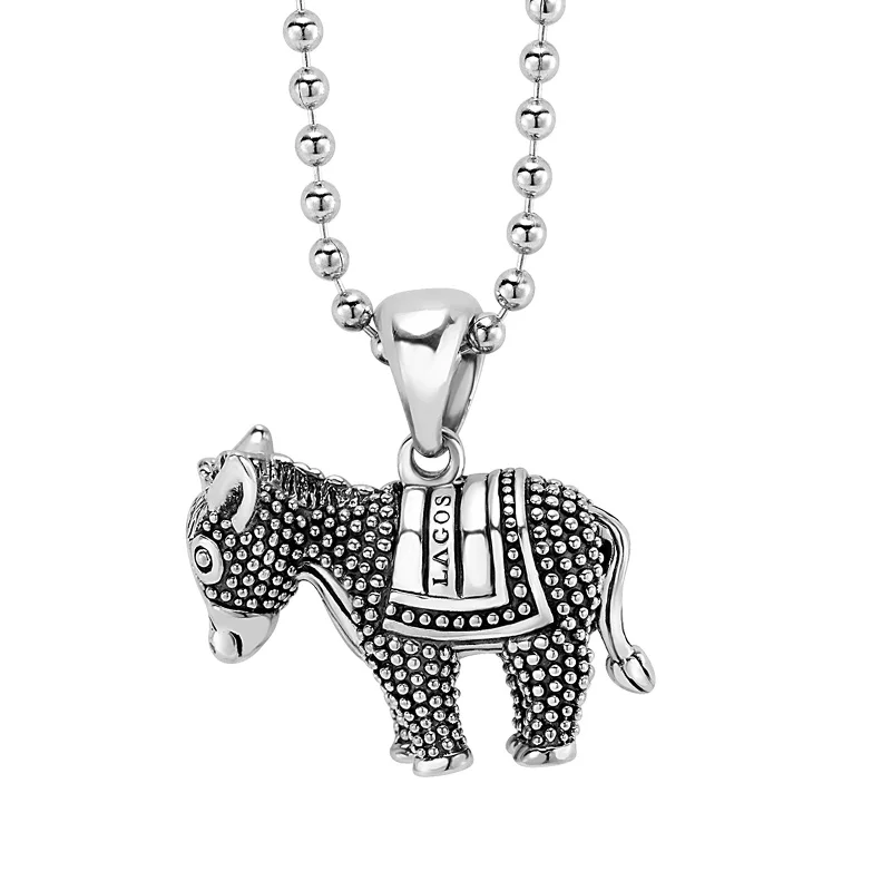 adjustable length necklaces for women -Rare Wonders Donkey Pendant Necklace