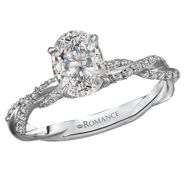 luxurious engagement rings for women -Classic Semi-Mount Diamond Ring