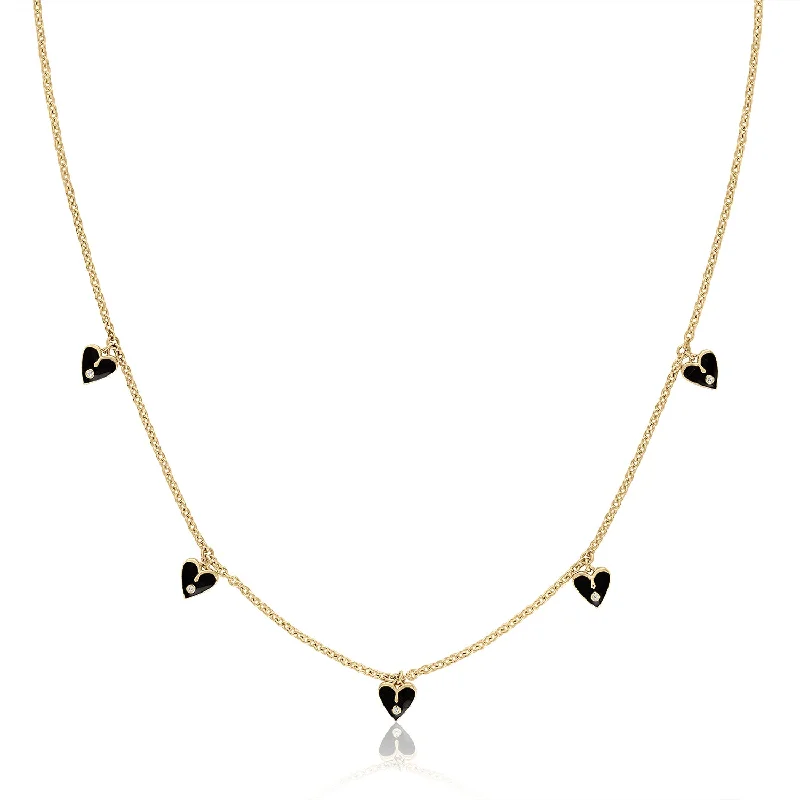 best necklaces for gifts -DOLCE HEART DANGLE NECKLACE