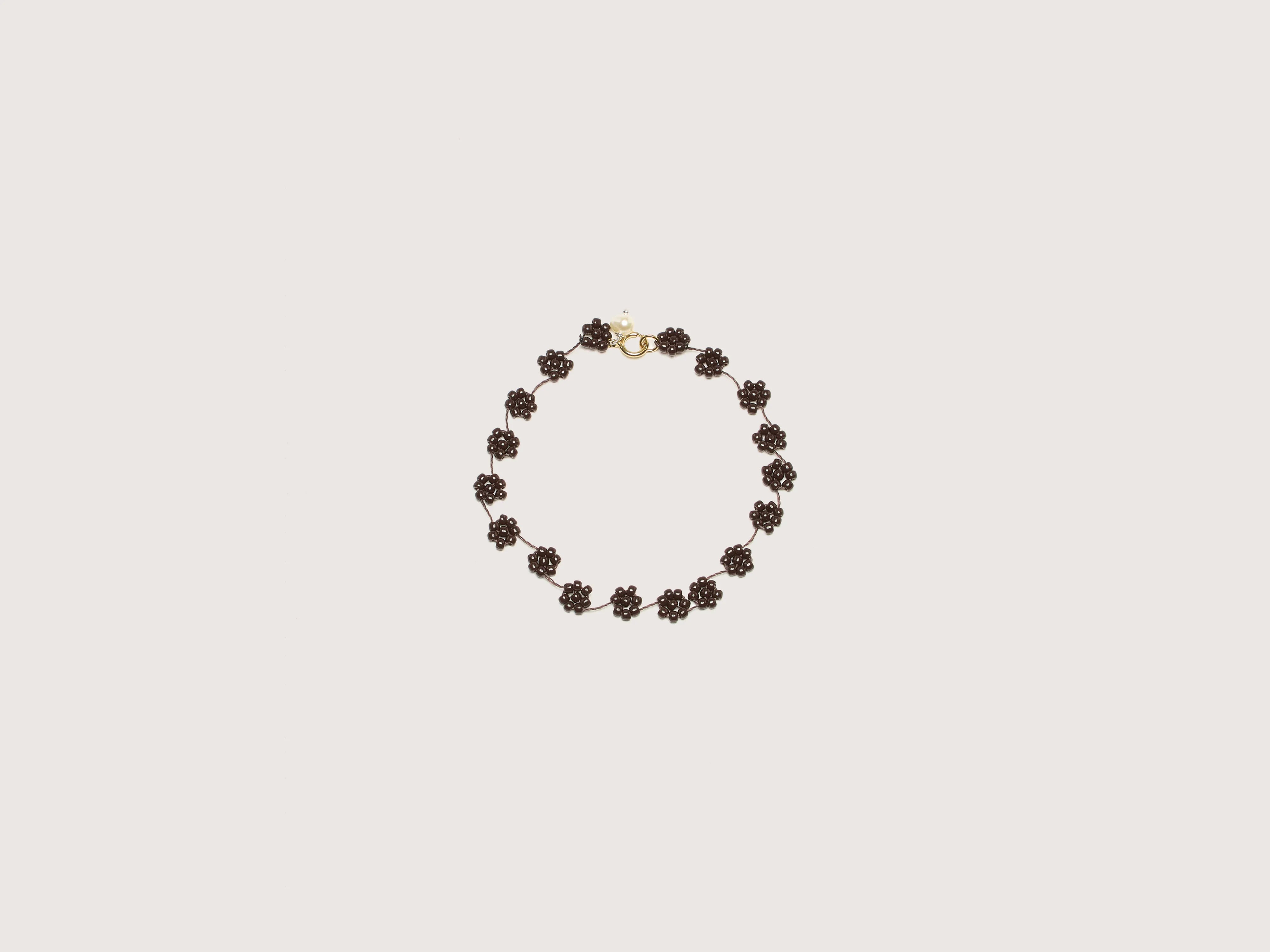 luxury bracelet bangles -Fiori N° 09 Bracelet (242 / W / DARK BROWN)