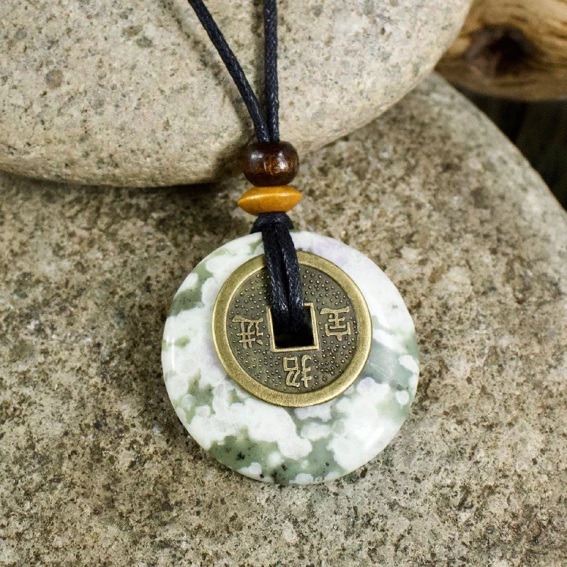 trendy necklaces for women -Divine Guidance Sacred Earth Amulet