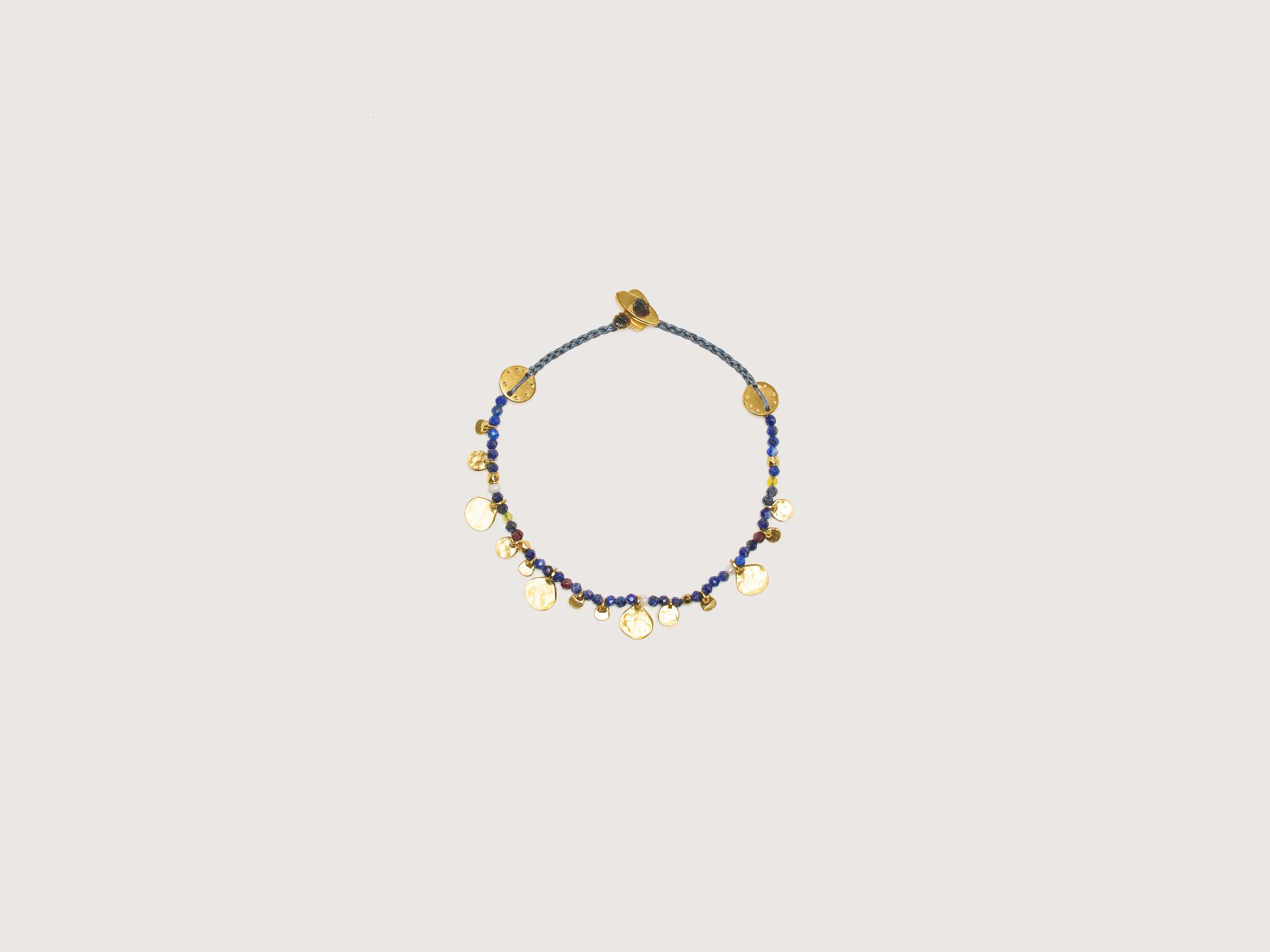 luxury bangles for women -Lapis Lazuli Bracelet (242 / W / BLUE)