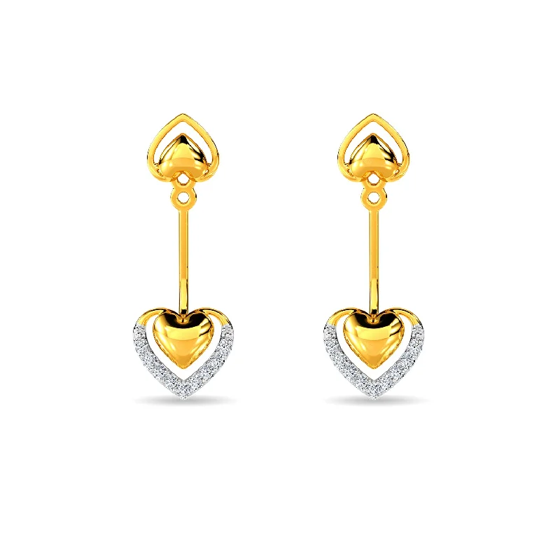 women’s engagement earrings -Altan Detachable Earring