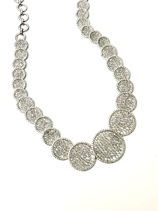 women’s multi-layer necklaces -Elliptic 18K White Gold Necklace