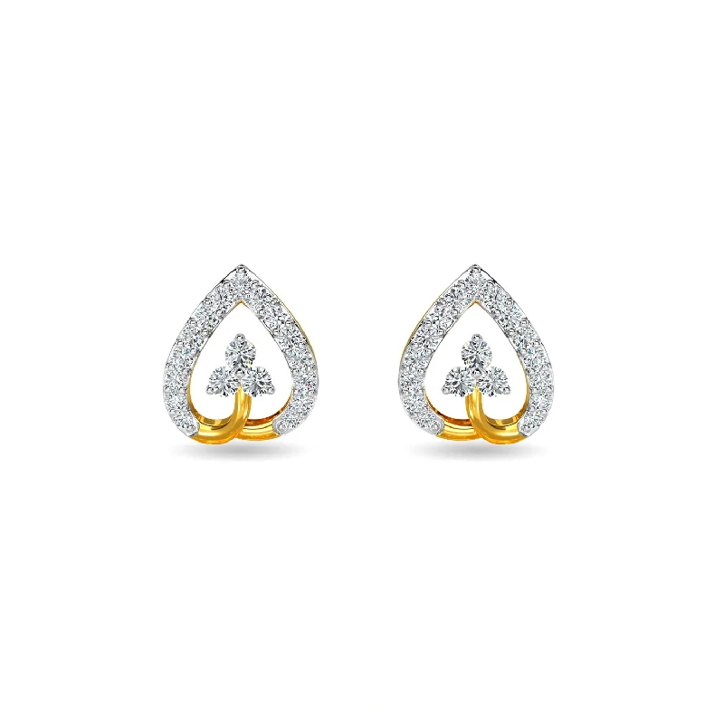 women’s diamond stud earrings -Aspena Earring