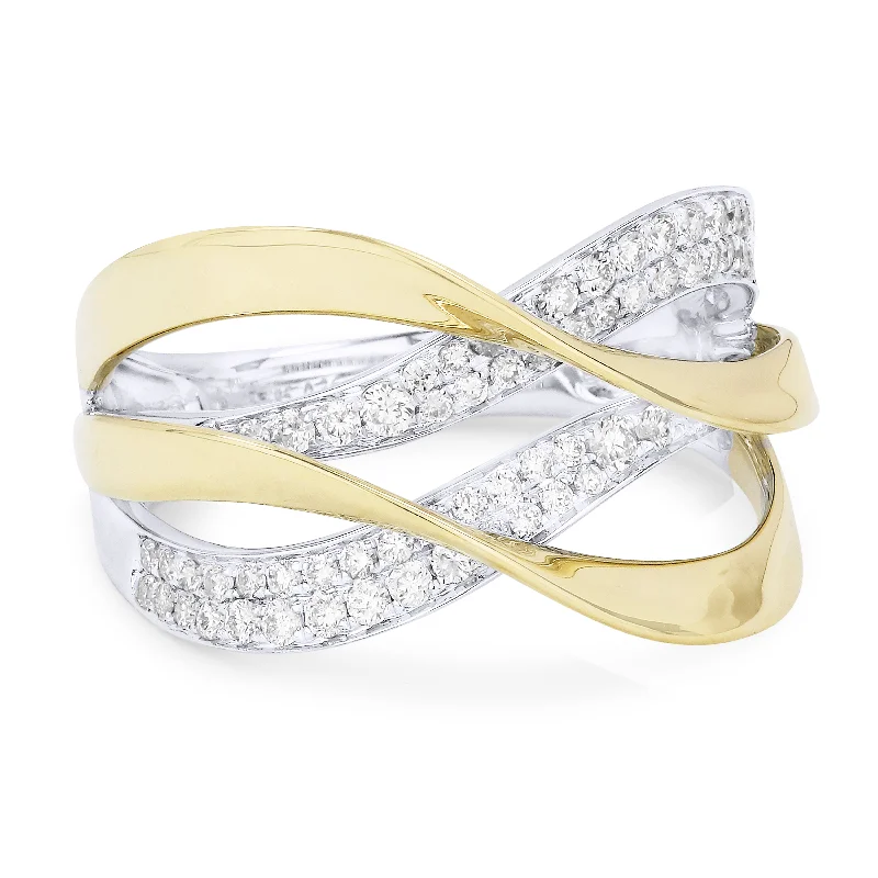 oval diamond engagement rings -14K White And Yellow Gold,white Diamond Ring