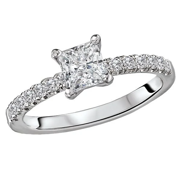 engagement rings with vintage appeal -Diamond Semi-Mount Engagement Ring