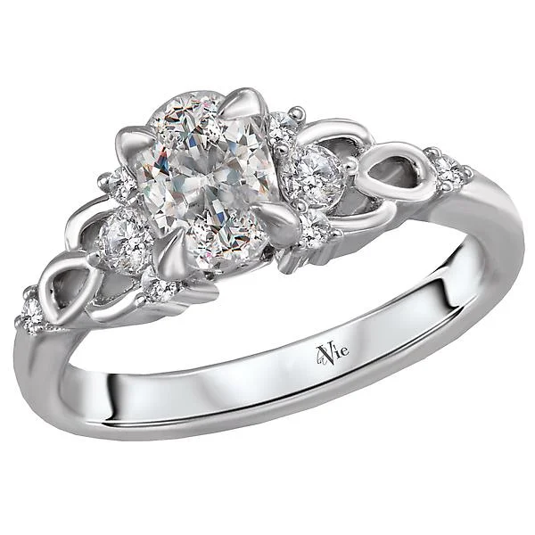 modern designer engagement rings -Classic Semi-Mount Diamond Ring