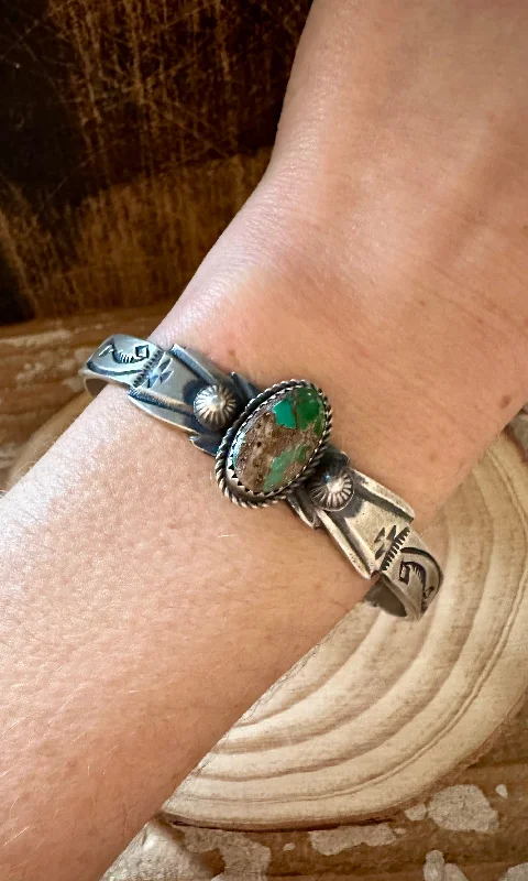 stacking bangle sets -NAVAJO MOUNTAIN TURQUOISE Bracelet 24g