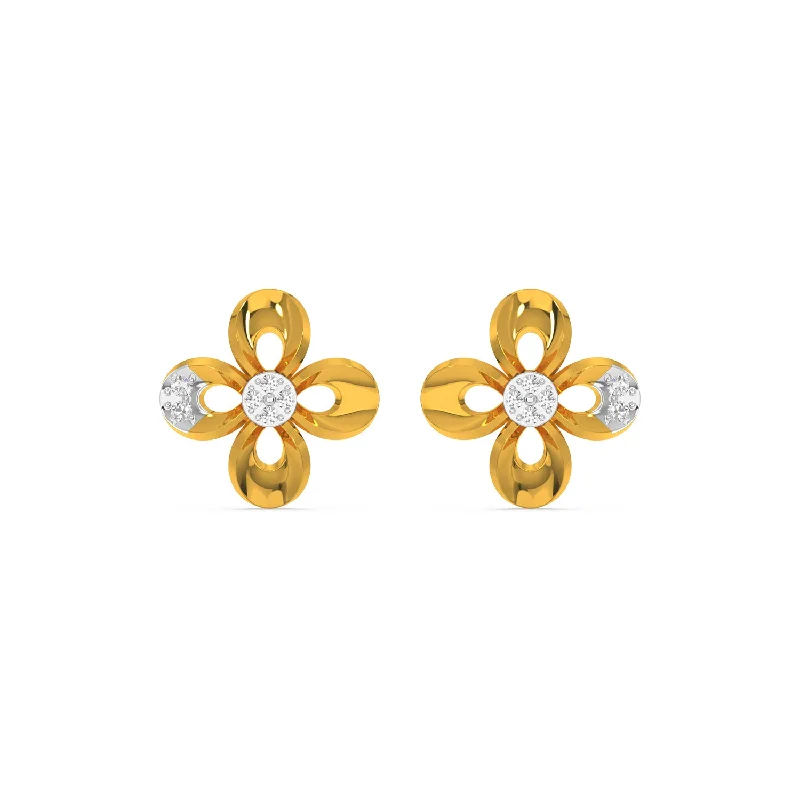 elegant gold drop earrings -Sarai Earring