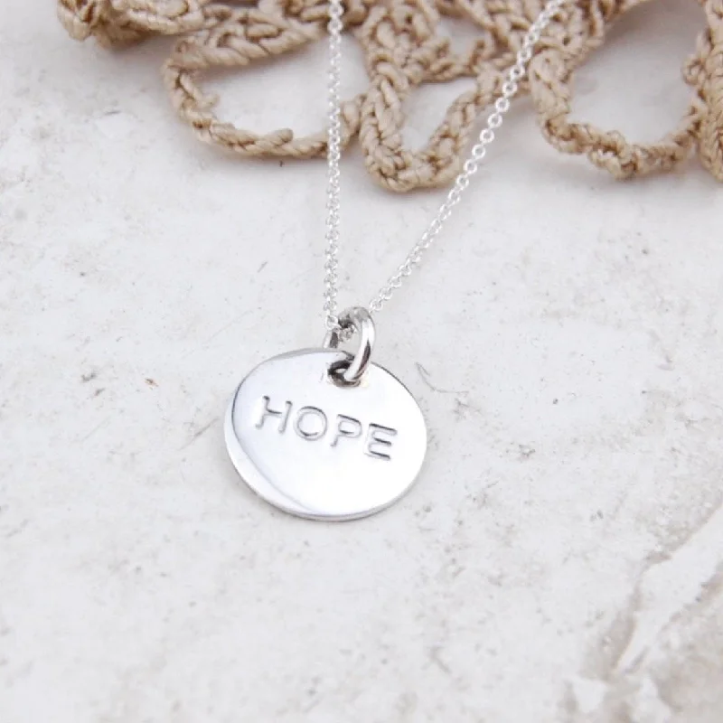 simple chain necklaces -'hope’ necklace | 925 silver