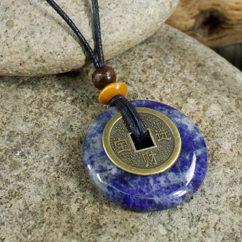 personalized necklaces for her -The Authentic Life Sacred Earth Amulet