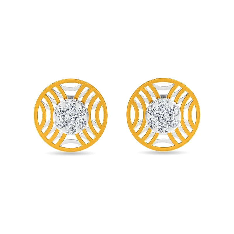 cubic zirconia earrings -Caisyn Earring