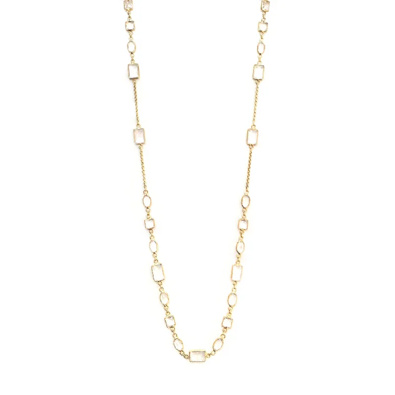 elegant gold necklaces -Groove Necklace